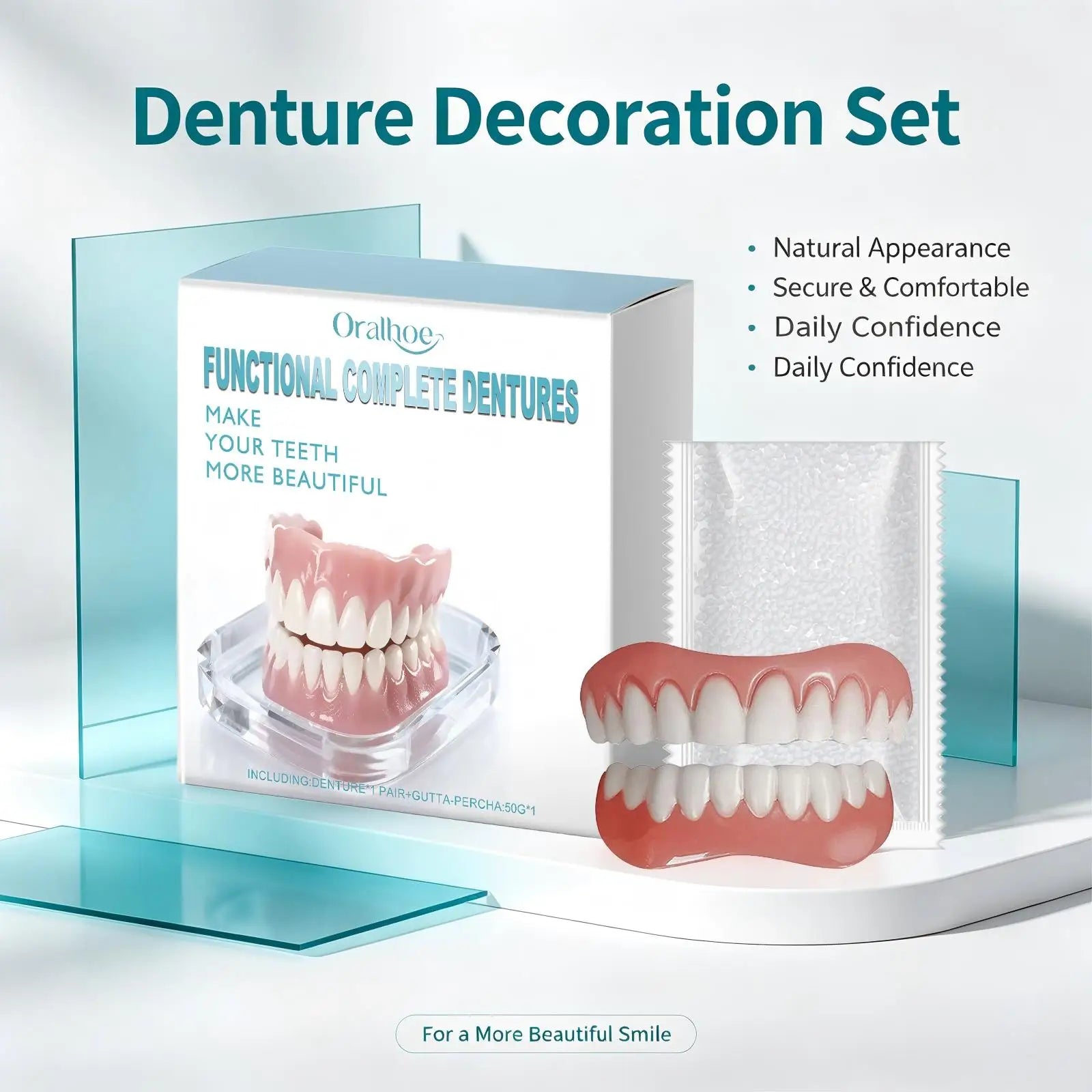 Cosmetic Denture Set for Instant Smile Enhancement - 5