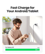30W GaN Fast USB-C Wall Charger for Smartphones