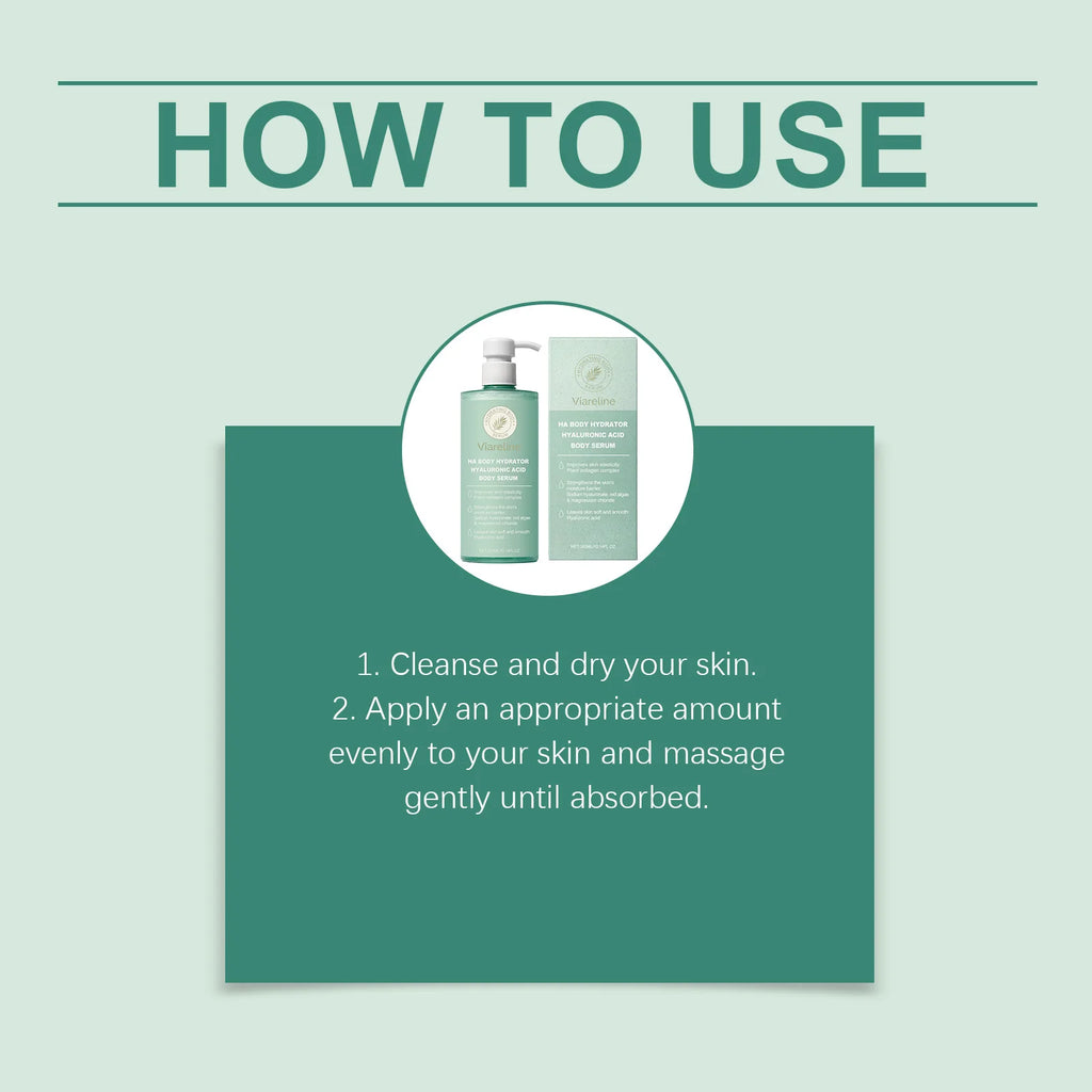 Hyaluronic Acid Body Serum for Dry and Rough Skin