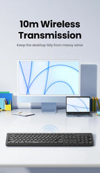 Wireless Bluetooth Multi-Device Keyboard for Laptop Tablet PC
