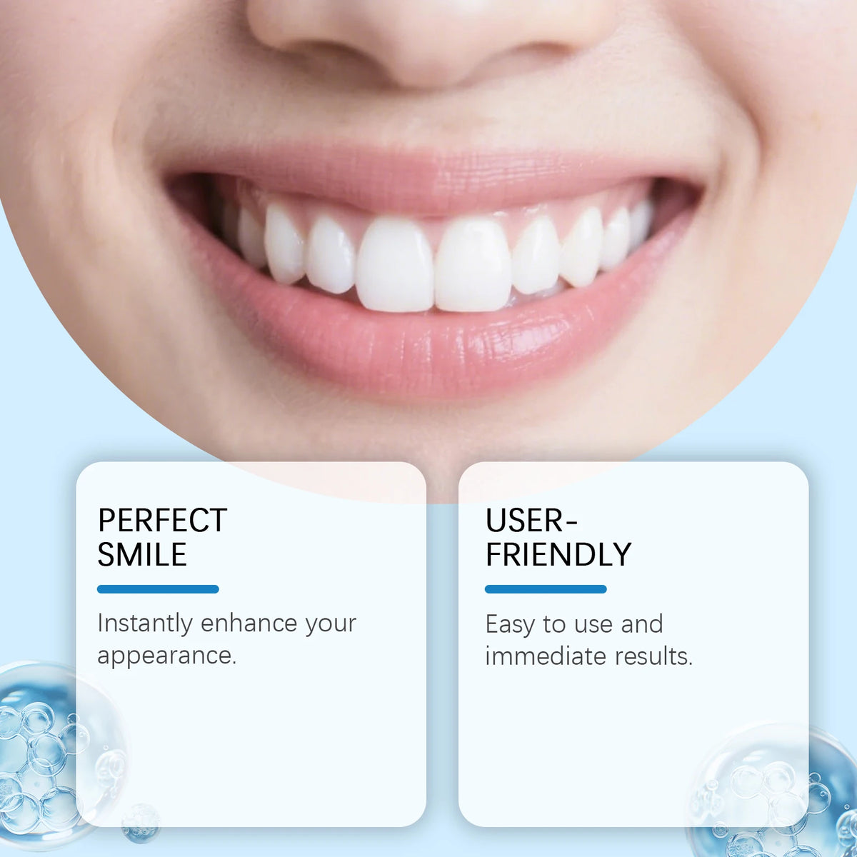 Cosmetic Denture Set for Instant Smile Enhancement