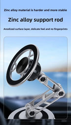 Magnetic Car Phone Holder with Vacuum Sucker and 360 Degree Rotation