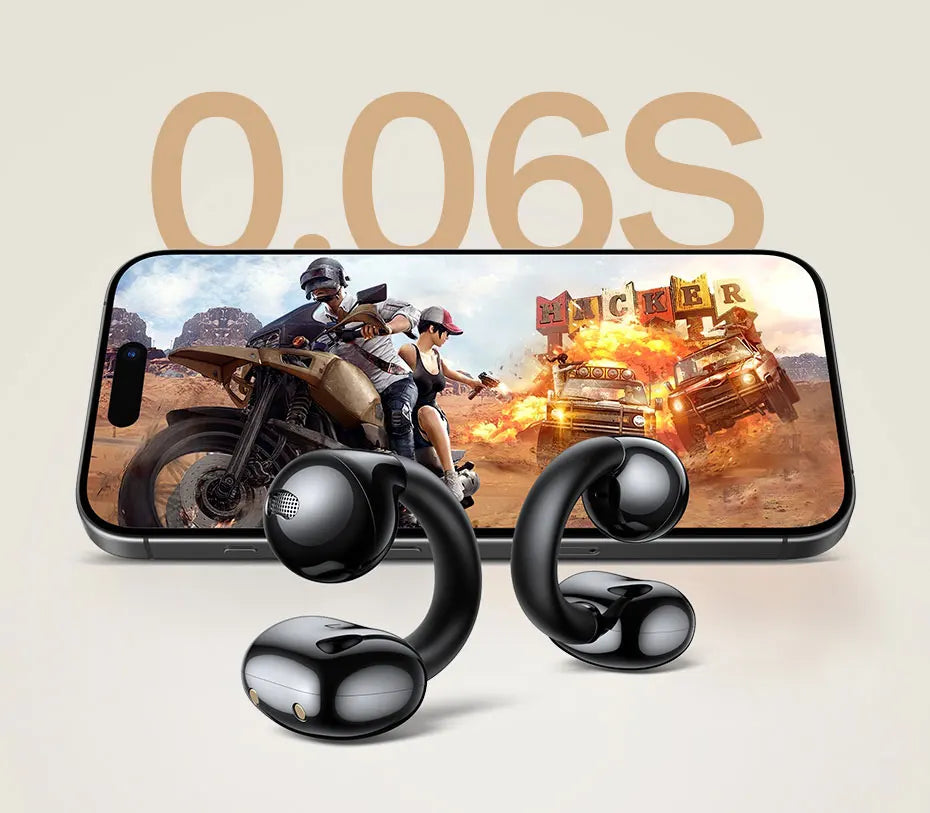 Open-Ear Bluetooth Clip-On Wireless Sports Earbuds - 20