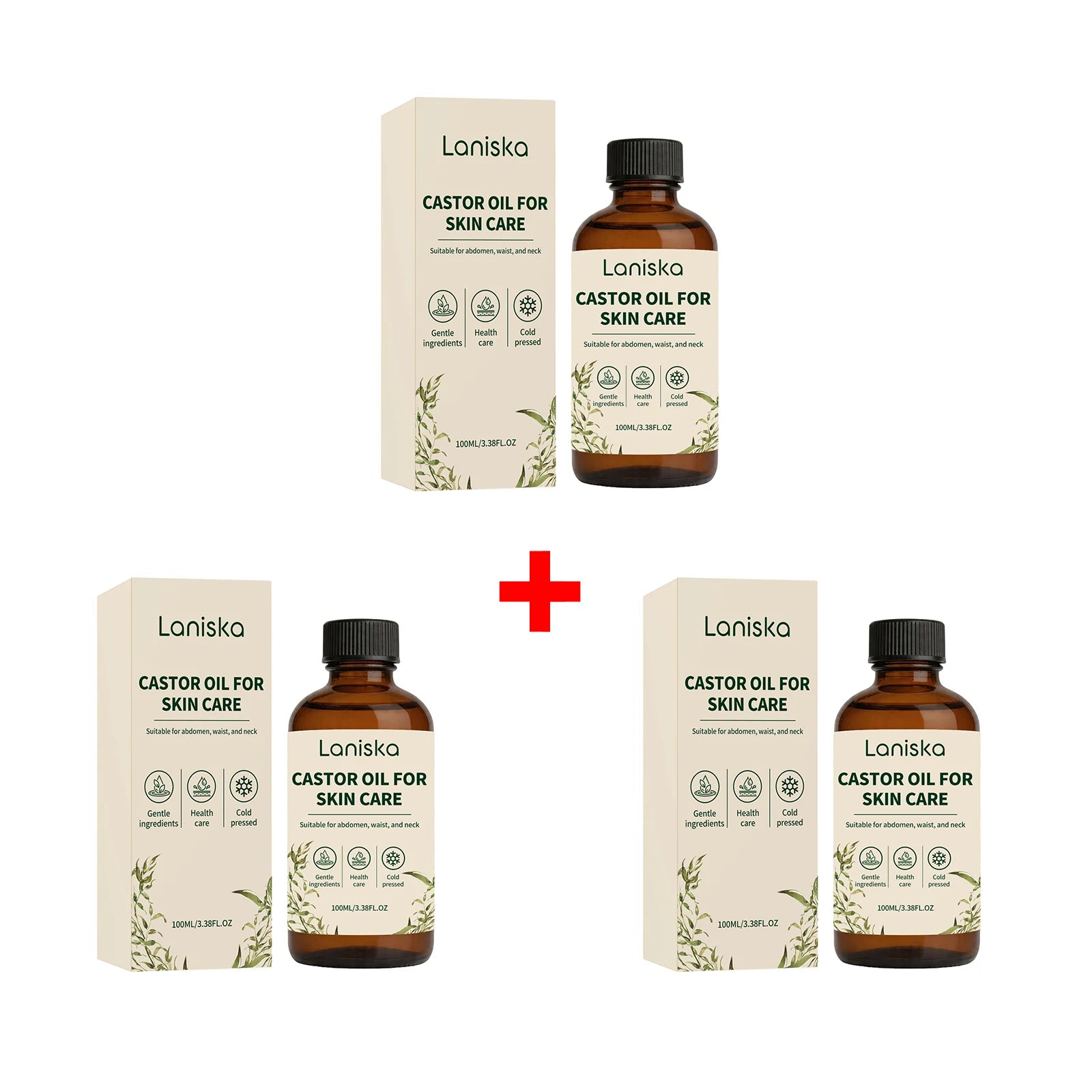 Cold Pressed Castor Oil for Body Skin Hydration and Massage - 14