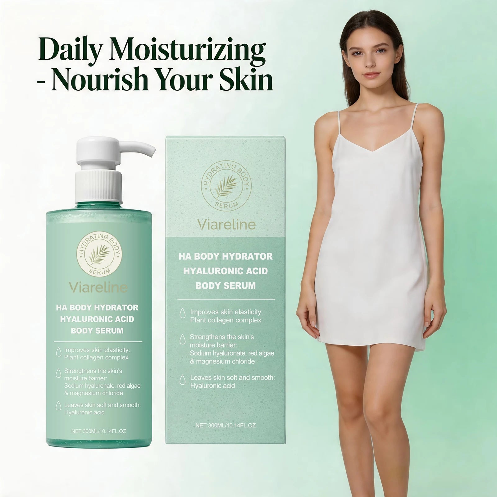 Hyaluronic Acid Body Serum for Dry and Rough Skin - 4