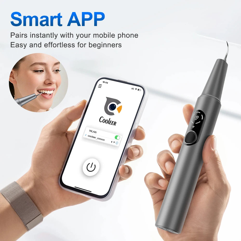 Visual Ultrasonic Dental Scaler with HD Camera for Plaque Removal - 3
