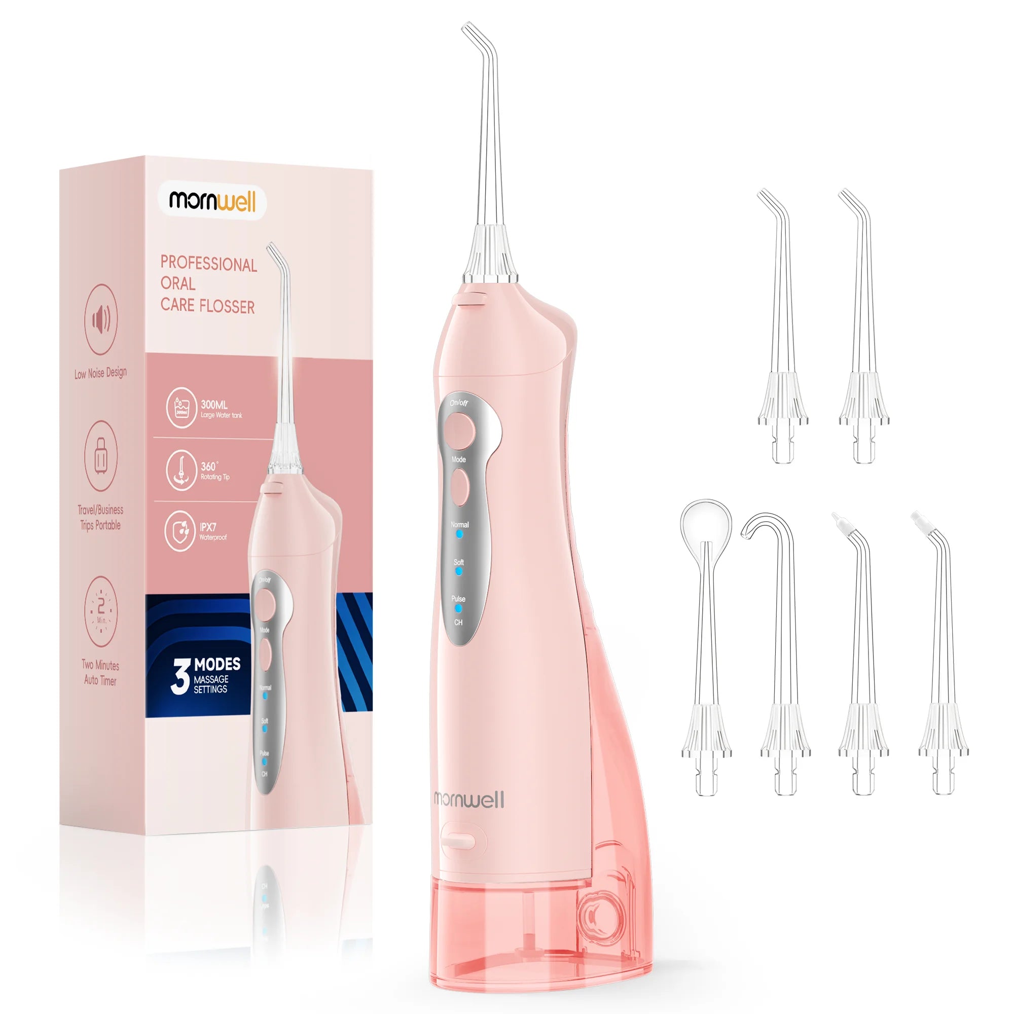 Portable Rechargeable Oral Irrigator Water Flosser - 22
