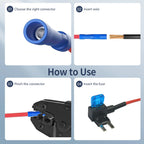 10pcs Car Fuse Holder Circuit Tap Adapter Micro Mini Standard Size