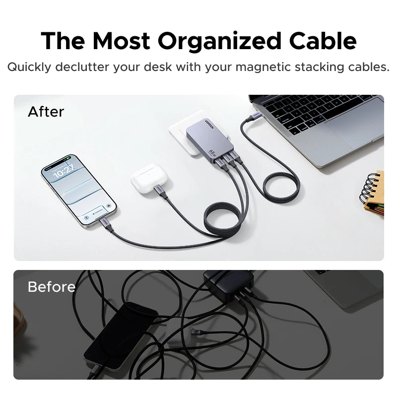 100W Magnetic USB-C to USB-C Fast Charging Data Cable