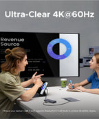 8-in-1 USB-C Hub with 4K 60Hz HDMI and 100W PD Charging