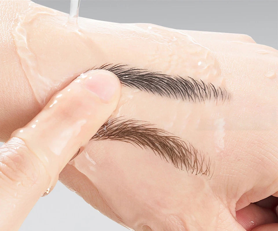 Waterproof Multi-Fork Liquid Eyebrow Pen for Natural Brows