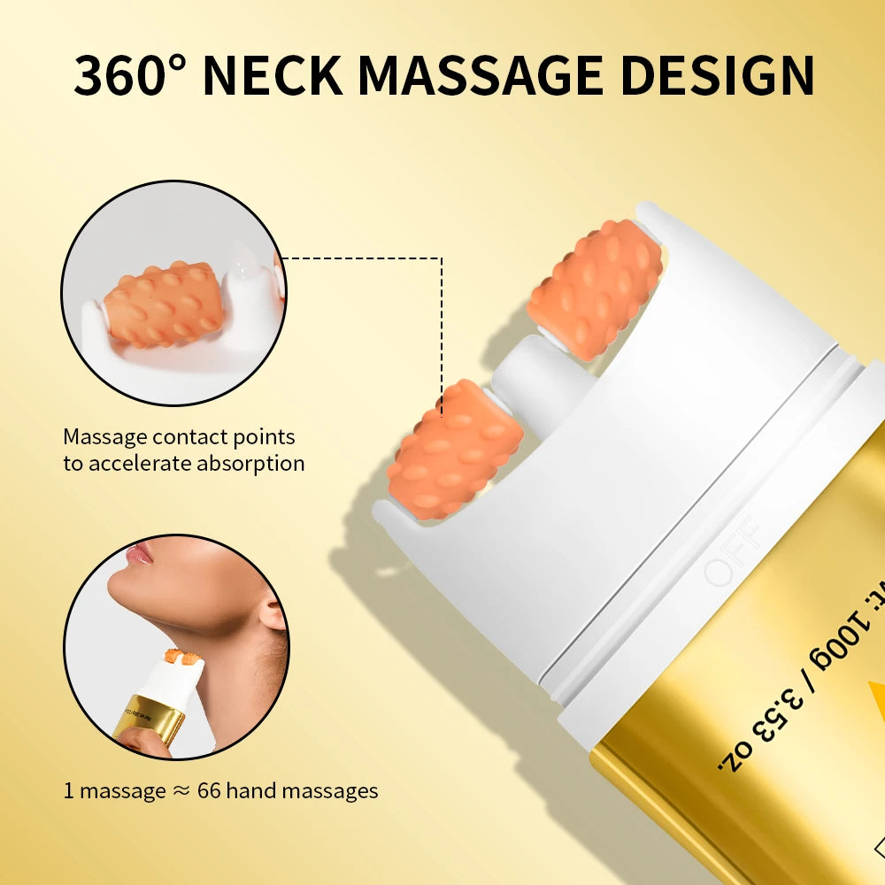 Firming Lifting Neck Cream with Integrated Roller
