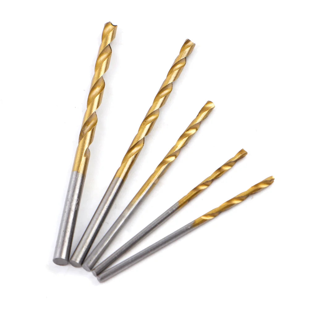 Titanium Plated Twist Drill Bit Set for Woodworking and DIY