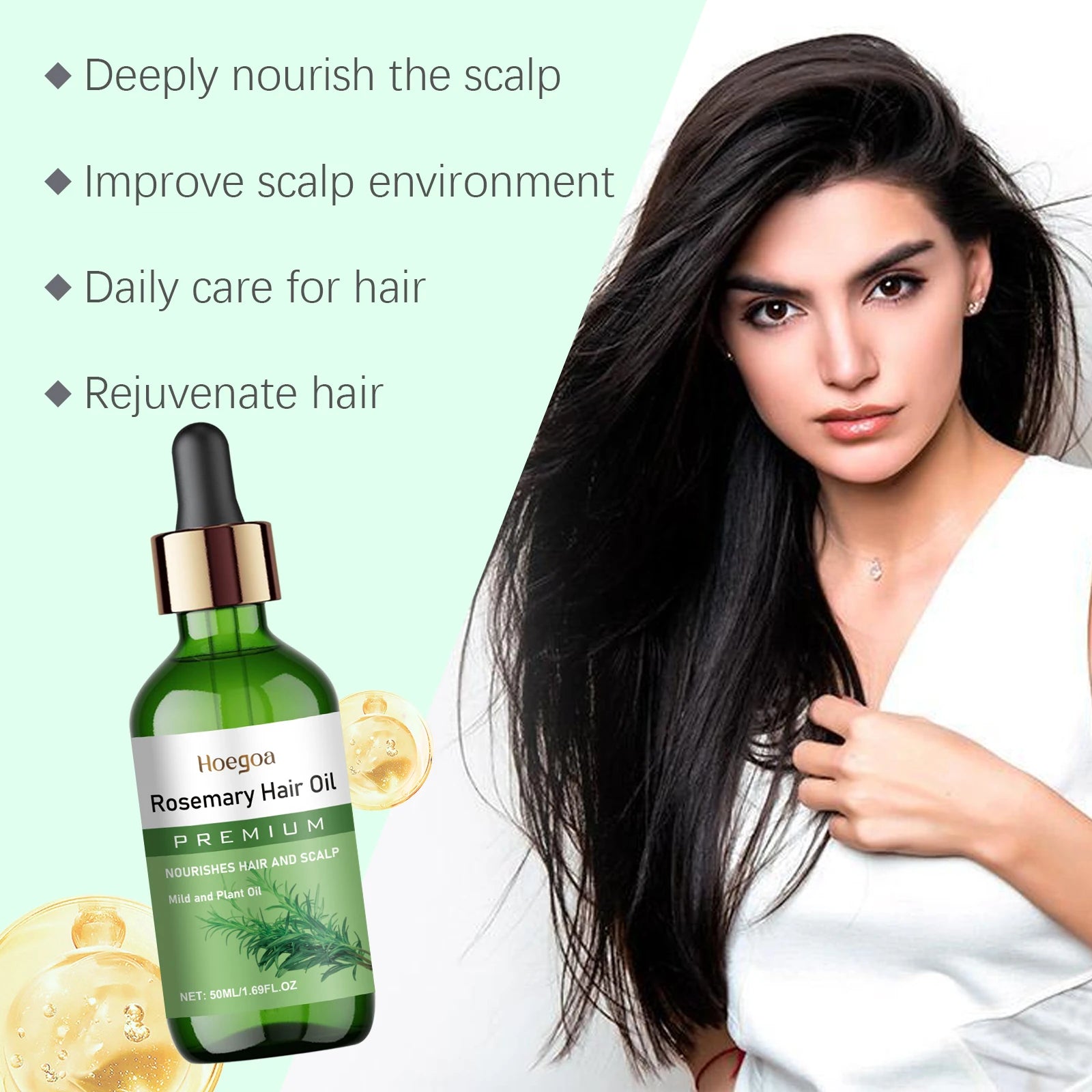 Rosemary Hair Growth Oil for Thinning Hair and Scalp Treatment - 5