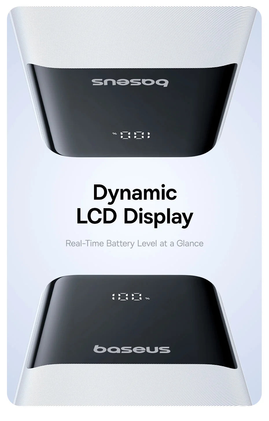 20000mAh Portable Power Bank with Integrated Fast Charging Cables