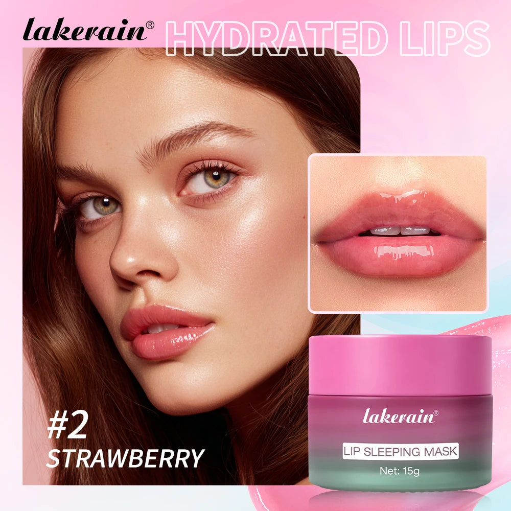 Hydrating Dual-Color Lip Sleeping Mask for Dry Cracked Lips