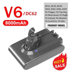 Replacement Rechargeable Vacuum Cleaner Battery for V6 V7 V8 V10 Series