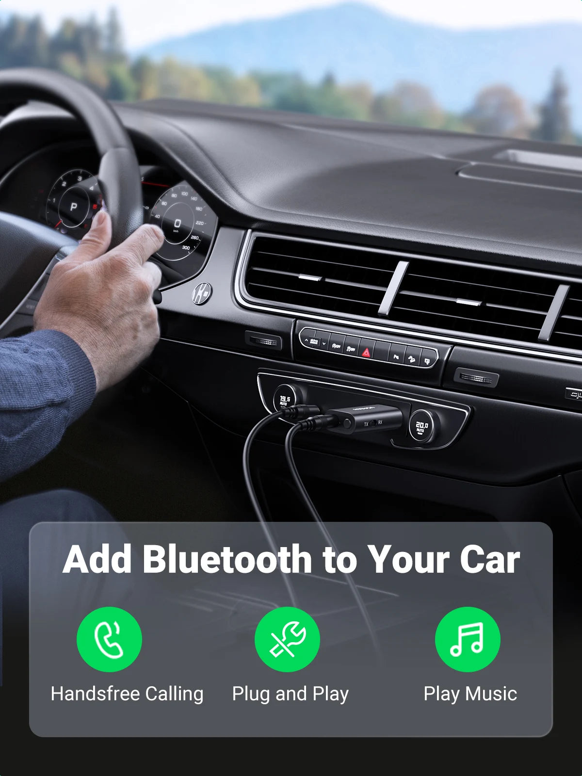 2-in-1 Bluetooth 5.1 Transmitter and Receiver Adapter