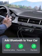 2-in-1 Bluetooth 5.1 Wireless Audio Transmitter and Receiver Adapter