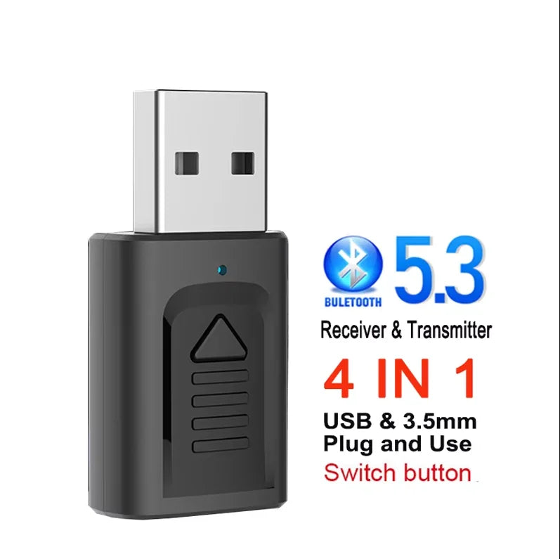 Bluetooth 5.3 Audio Transmitter and Receiver Adapter - 14
