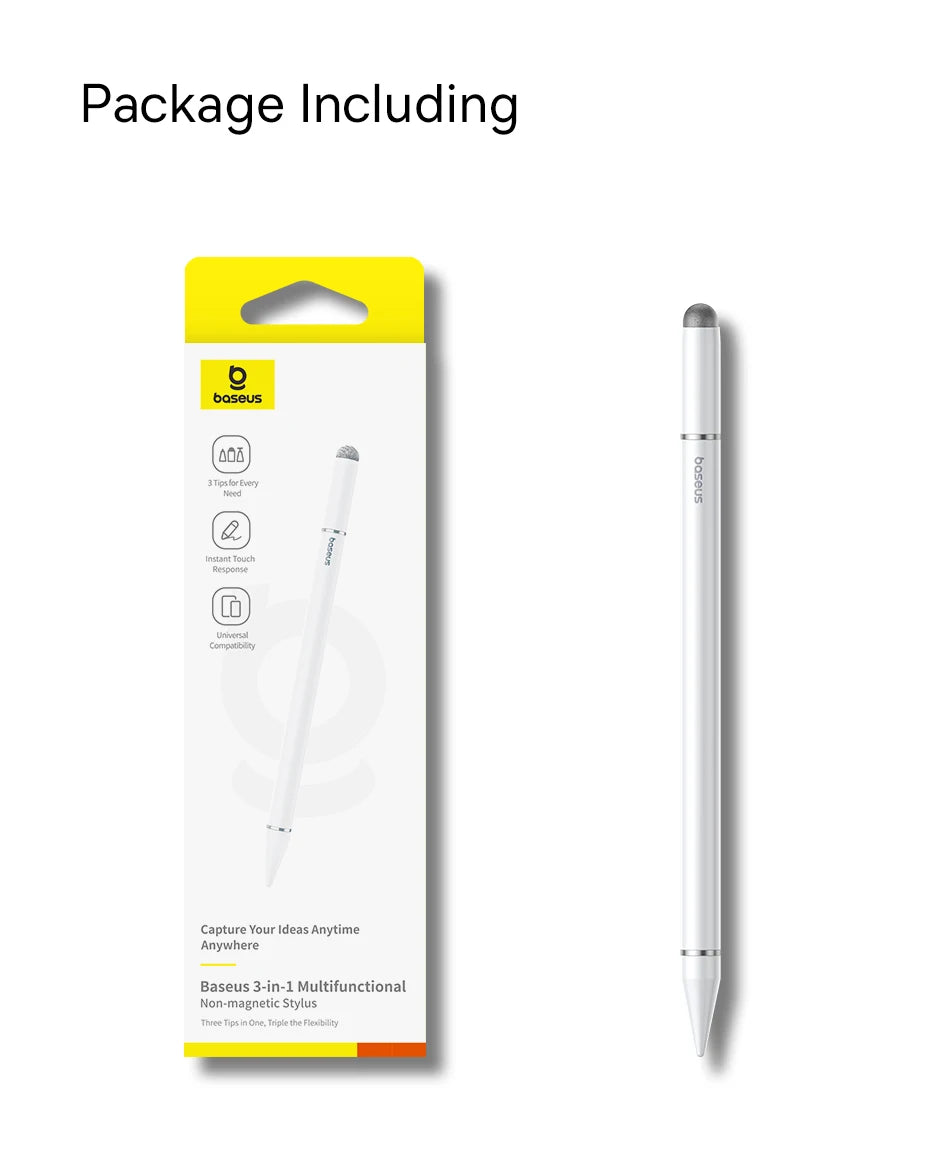 3-in-1 Universal Capacitive Stylus Pen for Touch Screens - 24