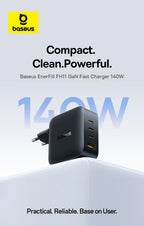 140W USB-C GaN Fast Charger for Laptops and Smartphones