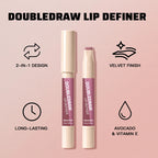 2-in-1 Dual Ended Lip Contour Liner and Hydrating Matte Gloss