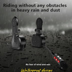 Motorcycle Helmet Wireless Bluetooth 5.3 Headset with Handsfree Mic