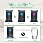 100g Reusable Silica Gel Moisture Absorber Humidity Indicator Bag