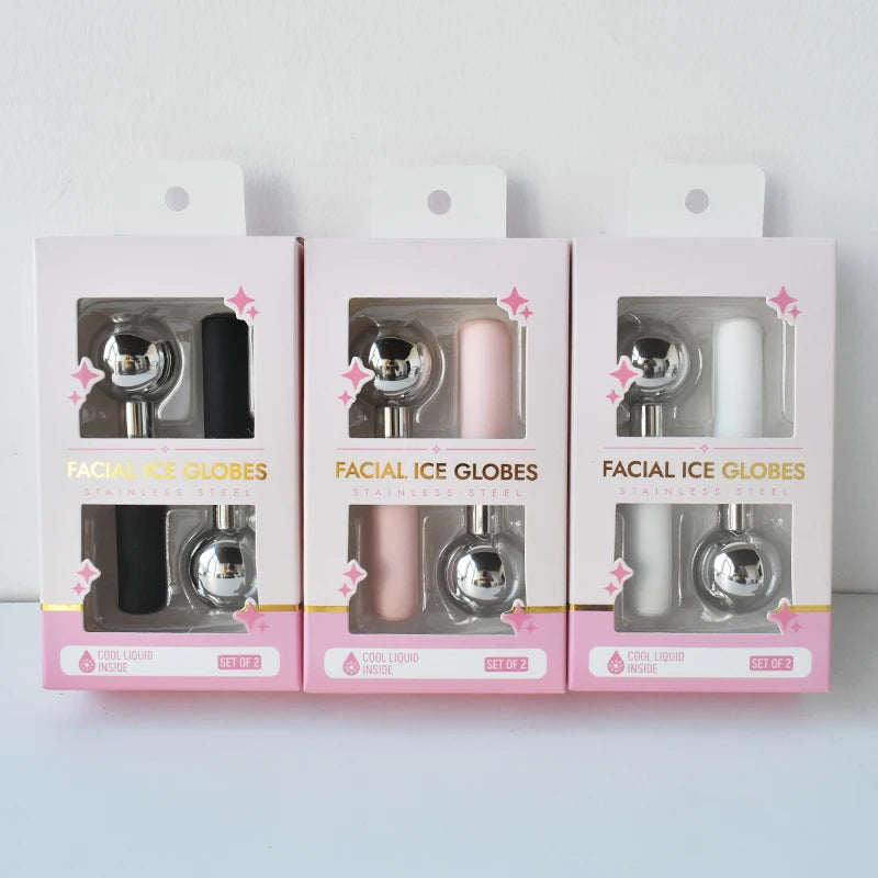 Stainless Steel Cooling Facial Globes for Puffiness and Skincare