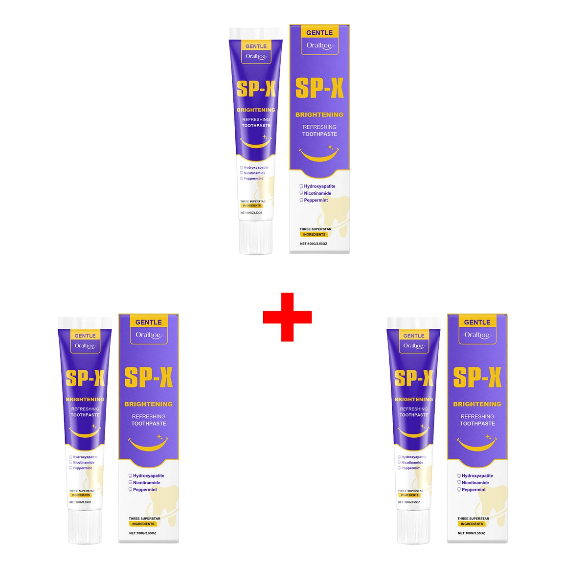 Brightening Teeth Whitening Toothpaste for Stain Removal