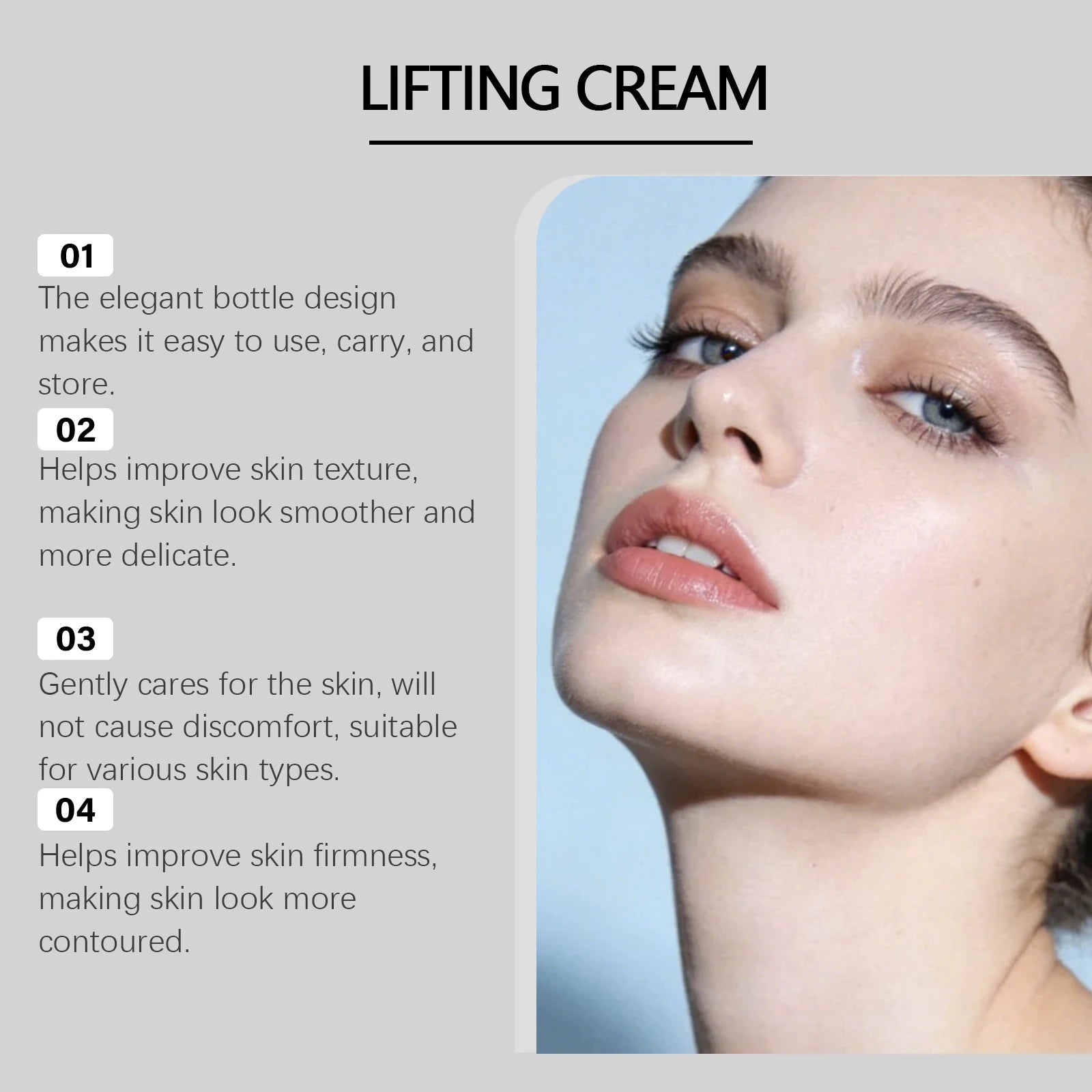 3D Face and Neck Lifting Firming Cream - 10