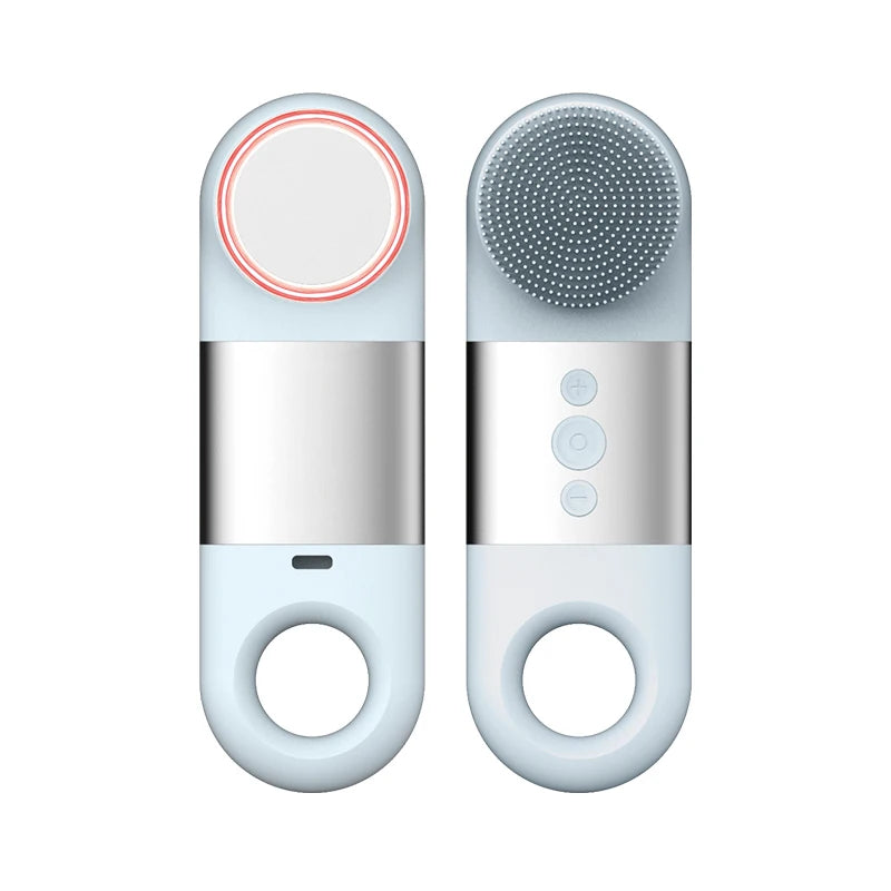 Hot and Cold Facial Cleansing Brush with Massager