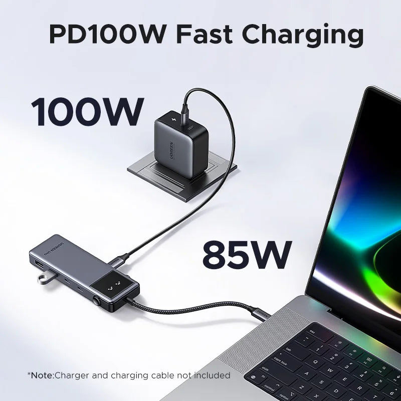 6-in-1 USB-C Hub with 4K 60Hz HDMI and 10Gbps Data Transfer