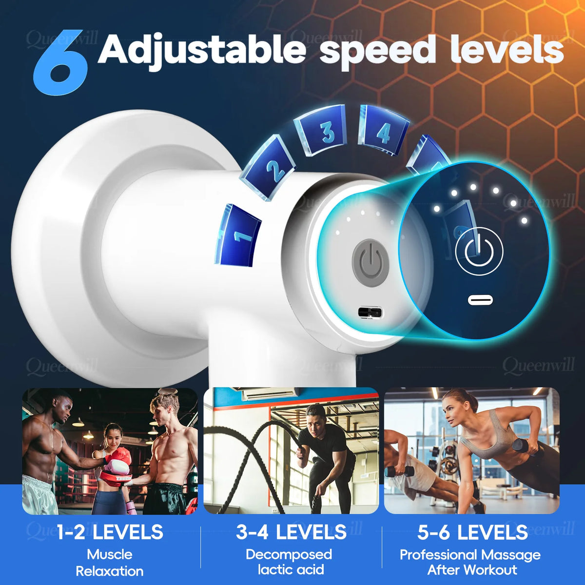 Portable Deep Tissue Body Shaping Massage Gun