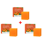 Exfoliating Persimmon Soap Bar for Body Odor and Skin Smoothing