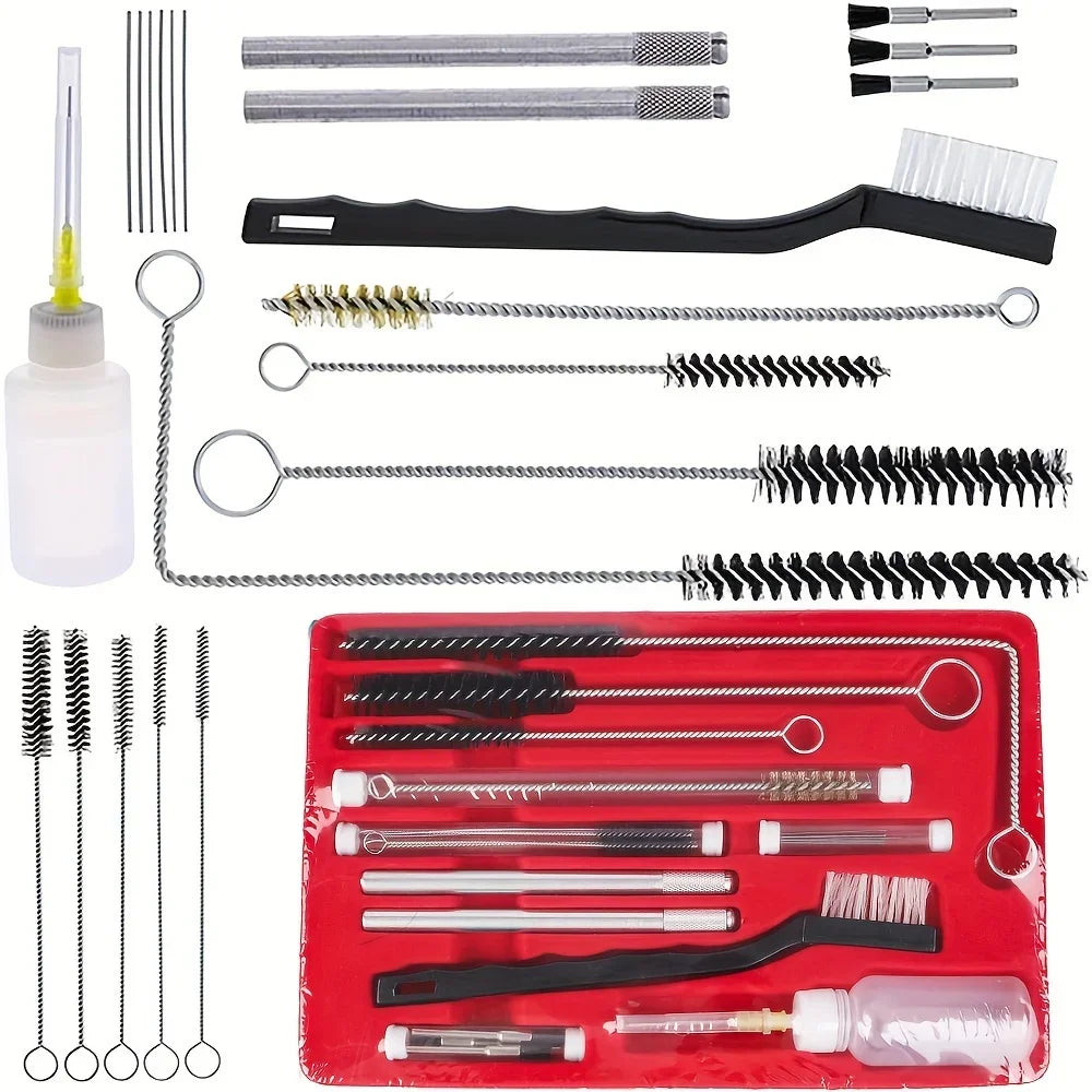 23-Piece Airbrush and Spray Gun Cleaning Tool Kit