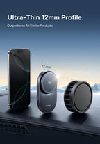 25W Magnetic Wireless Car Charger with Cooling Fan