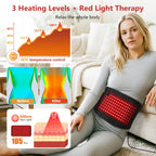 Red Light Therapy Heating Belt for Back and Menstrual Pain Relief