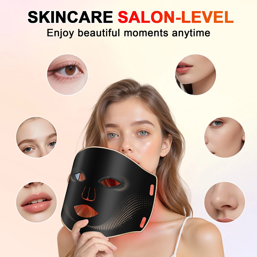 7-Color LED Light Therapy Facial Mask