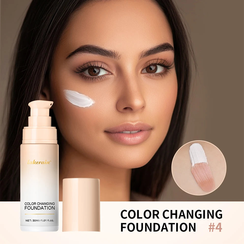 Color-Changing Liquid Foundation for Flawless Skin Tone