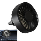 Portable 5V USB Car Air Vent Cooling Fan with 3 Gears and RGB Light