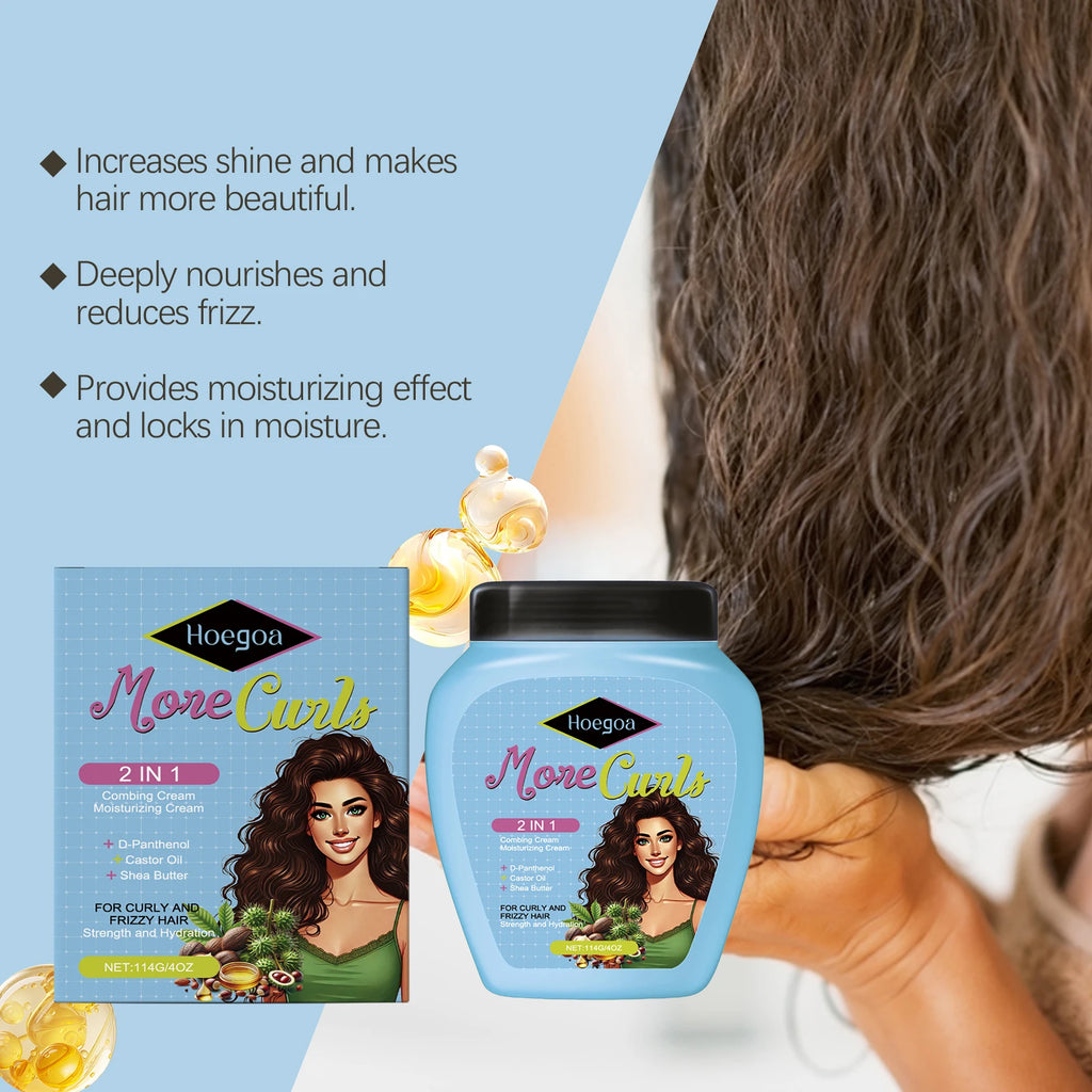 Curl Defining and Moisturizing Hair Cream for Frizzy Hair