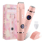 Dual-Head Electric Shaver and Bikini Trimmer for Women