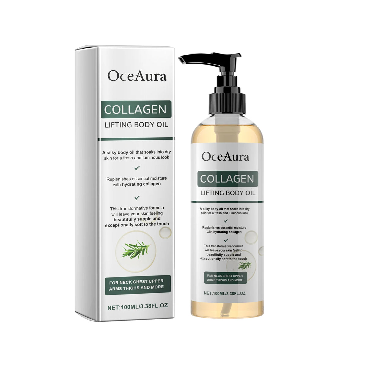 Collagen Body Firming Massage Oil for Skin Tightening
