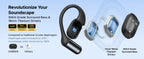 Open-Ear Bluetooth Wireless Sport Earbuds with Ear-Hooks