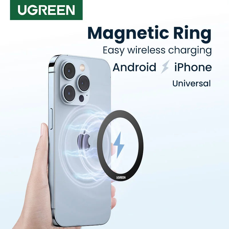 Magnetic Adhesive Ring for Wireless Charging and Phone Holders