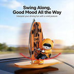 Sliding Bear Car Dashboard Ornament Decoration