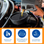 Oil Drain Splash Pad for Automotive Maintenance