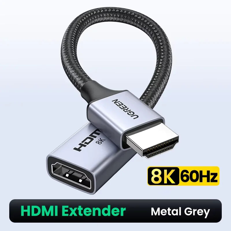 8K 60Hz HDMI Extension Cable for Monitors and Gaming Consoles - 25